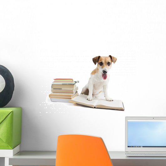 Cute Happy Dog Back