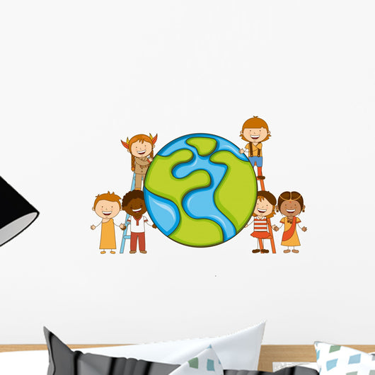 diversity of races Wall Decal
