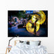 Fire Dancer Street Performer in Cuernavaca, Mexico Wall Mural