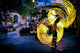 Fire Dancer Street Performer in Cuernavaca, Mexico Wall Mural