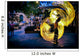 Fire Dancer Street Performer in Cuernavaca, Mexico Wall Mural
