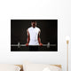 Young African Man Working Wall Decal