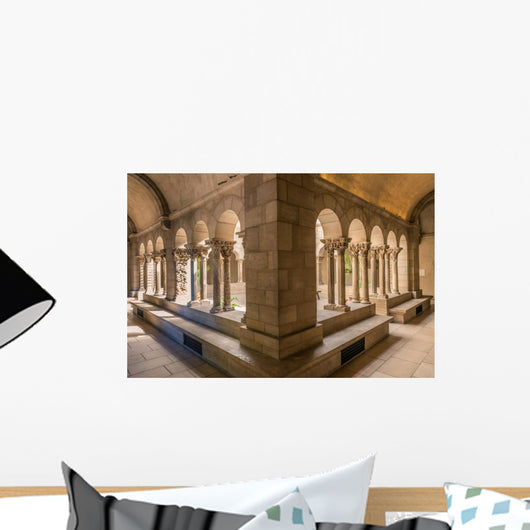 Cloister Arch Perspective Cloisters Wall Decal
