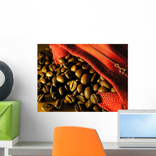 Coffee Grains Wall Mural