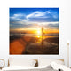 Beautiful Yoga Woman Sea Wall Decal