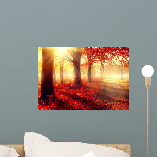Fall Scene Beautiful Autumnal Wall Decal