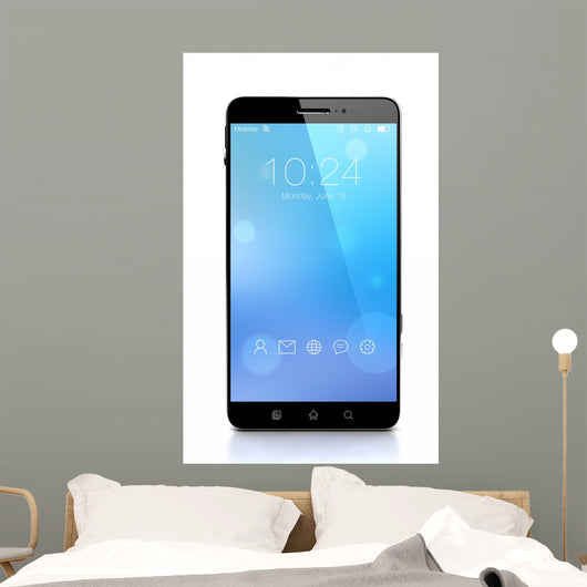 Custom Smart Phone with Wall Decal