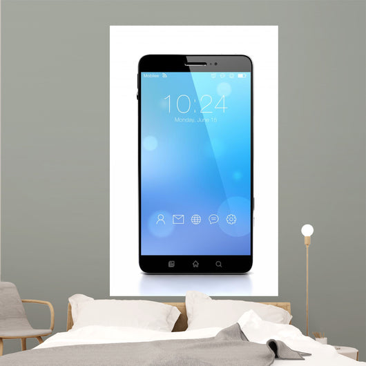 Custom Smart Phone with Wall Decal