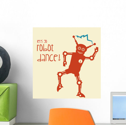 Robot Design Wall Decal