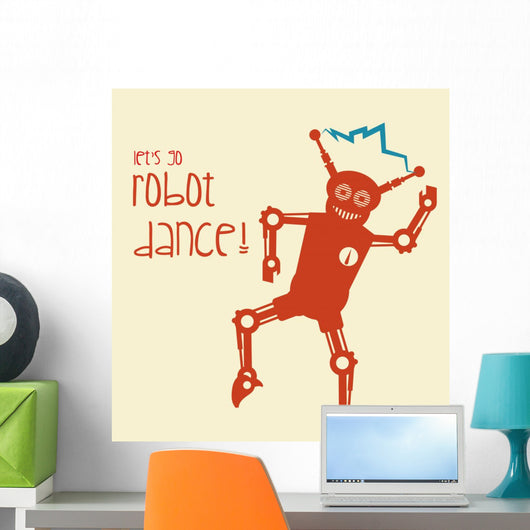 Robot Design Wall Decal