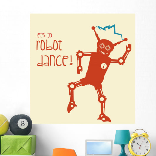 Robot Design Wall Decal