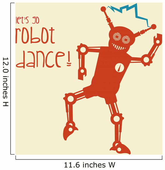 Robot Design Wall Decal