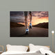 Up Athlete Running Empty Wall Decal