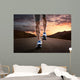 Up Athlete Running Empty Wall Decal