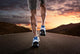 Up Athlete Running Empty Wall Decal