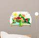 Mushroom House Book Wall Decal