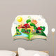 Mushroom House Book Wall Decal