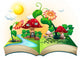 Mushroom House Book Wall Decal