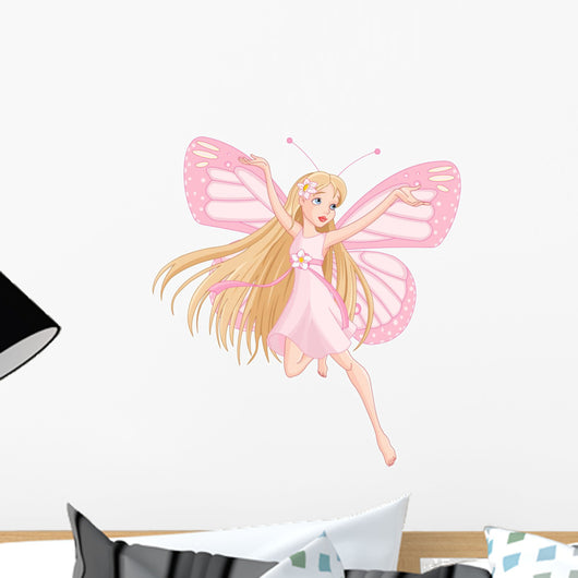 Beautiful Flying Fairy Wall Decal