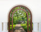 Open Door Arch with Wall Decal