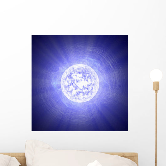 Magnetar, stella di neutroni, astro, universo, campo magnetico Wall Mural