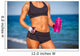 athletic fitness woman Wall Mural