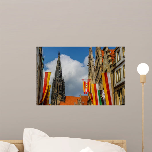 Old Monumental Facades Wall Decal