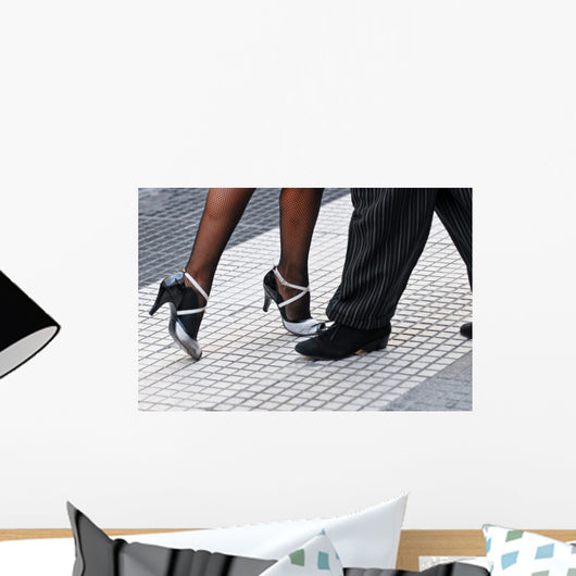 Tango shoes Wall Mural