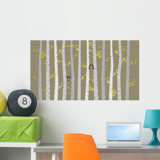 Vector Birch or Aspen Wall Decal