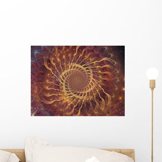 Spiral Background. Wall Mural