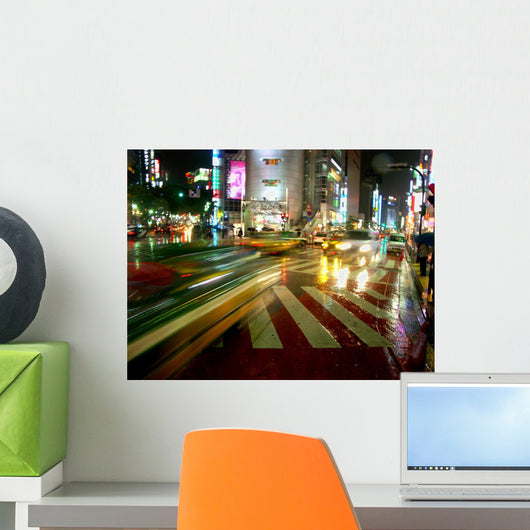 Tokyo night Wall Mural