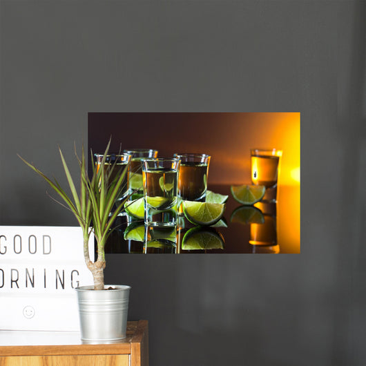Tequila and Lime Wall Decal