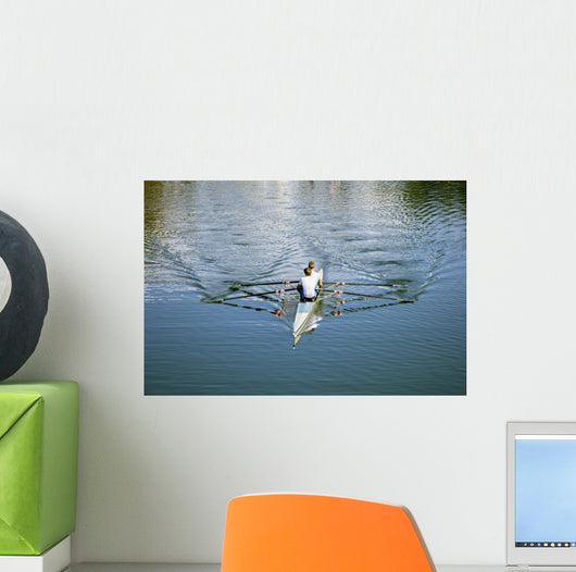 Two Rowers Wall Decal