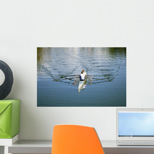 Two Rowers Wall Decal