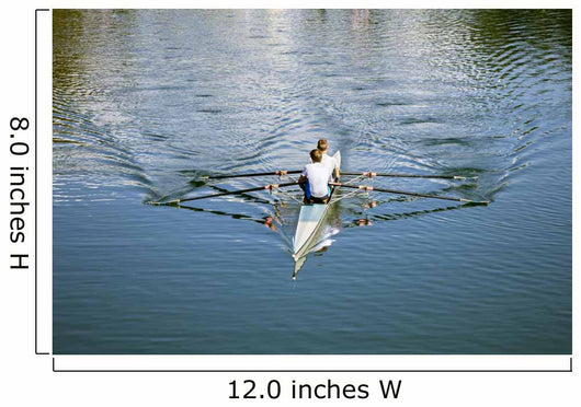 Two Rowers Wall Decal