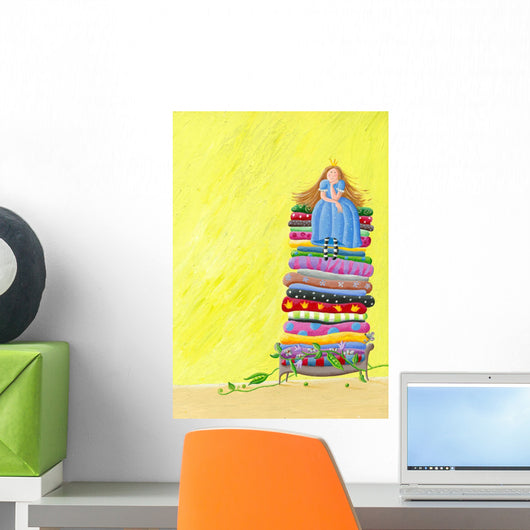 The Princess and the Pea Wall Mural