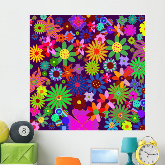 Flower Power Flower Bulk Wall Decal