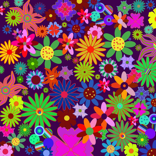 Flower Power Flower Bulk Wall Decal