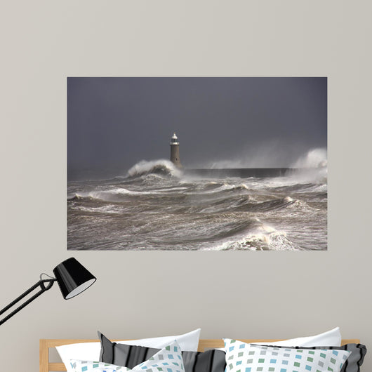 Tynemouth Pier Wall Decal