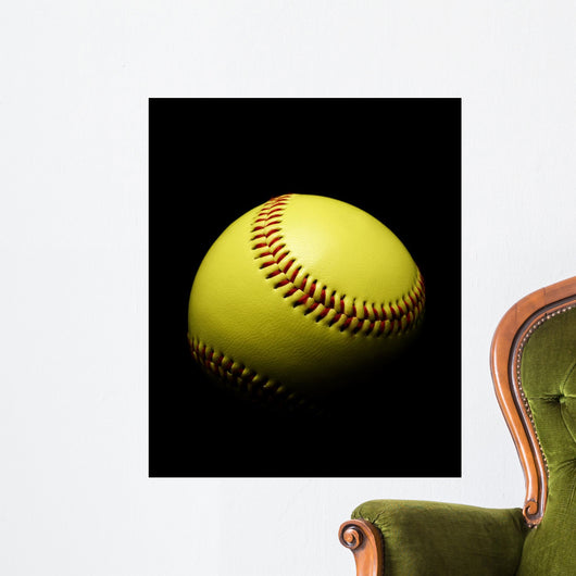 Softball Wall Mural