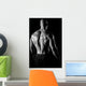 back muscles fitness Wall Mural