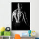 back muscles fitness Wall Mural