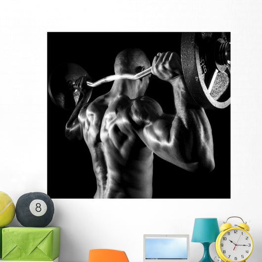 Back Shoulder Press Wall Decal