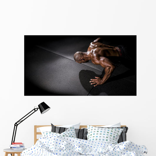 Guy Pushup Wall Decal