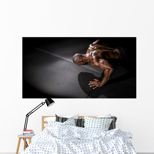 Guy Pushup Wall Decal