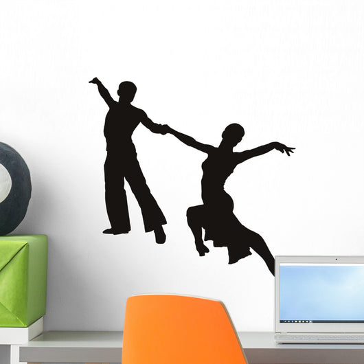 Two Classical Dancers Wall Decal