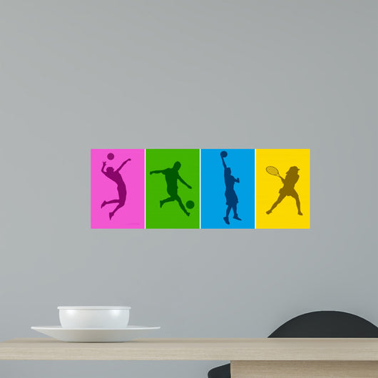 Sport Silhouette 2 Wall Decal