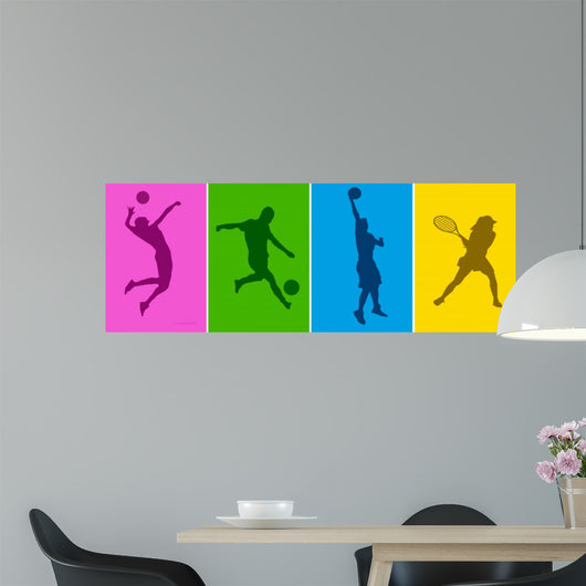 Sport Silhouette 2 Wall Decal