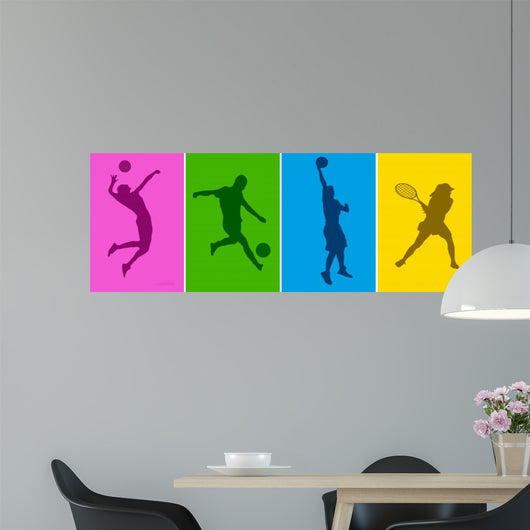 Sport Silhouette 2 Wall Decal