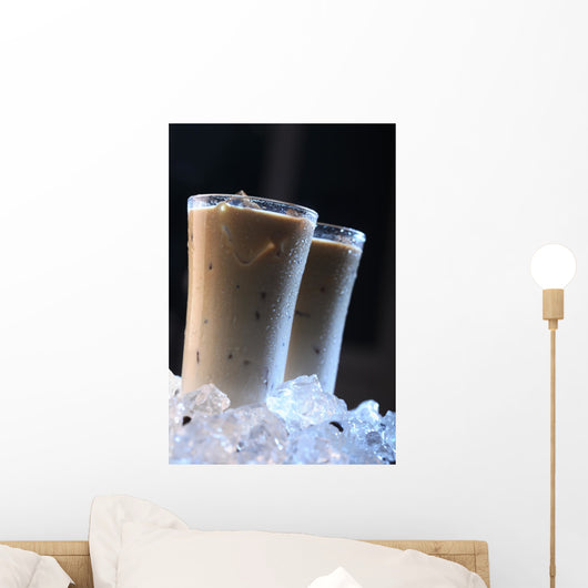 Ice-cold coffee enjoyment Wall Mural